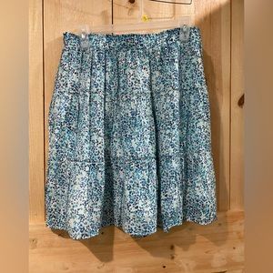 Loft floral skirt NWOT
